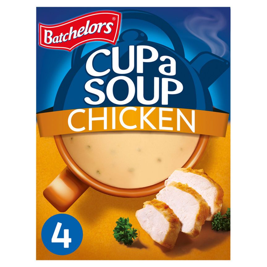 Batchelors Cup a Soup Chicken 4 Instant Soup Sachets - McGrocer