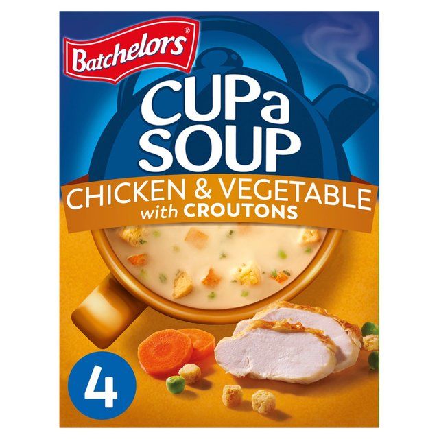 Batchelors Cup A Soup Chicken & Vegetable   4 x 27.5g