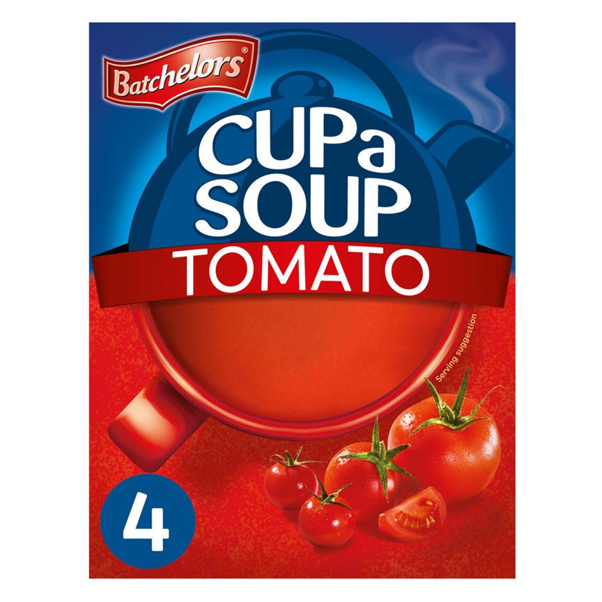 Batchelors Cup a Soup Tomato Soup 4 Instant Soup Sachets