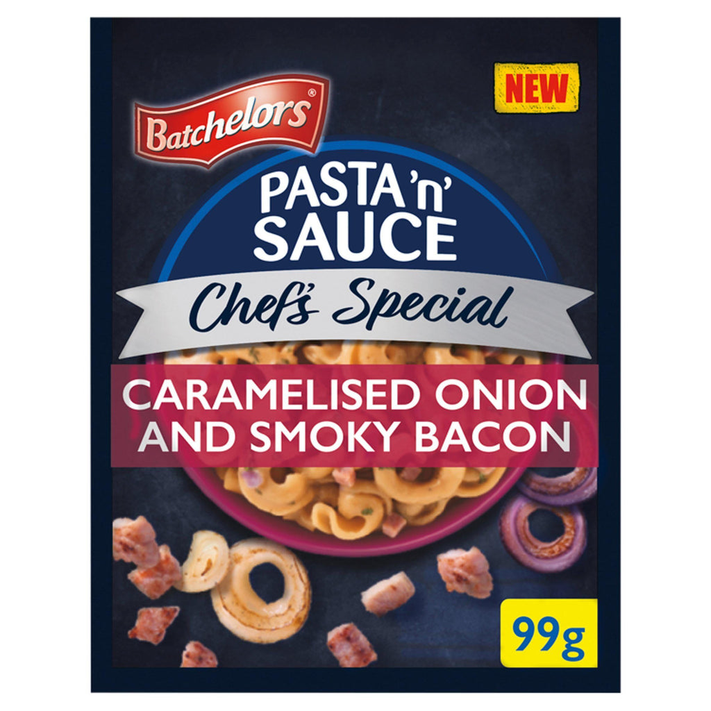 Batchelors Pasta 'n' Sauce Chefs Special Caramelised Onion & Smoky Bacon Flavour Pasta Sachet 99g