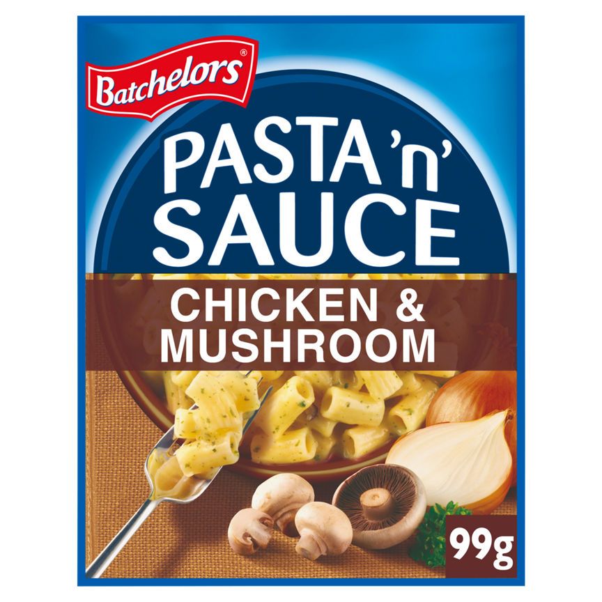 Batchelors Pasta 'n' Sauce Chicken & Mushroom Flavour Pasta Sachet 99g