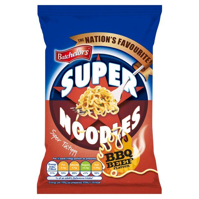 Batchelors Super Noodles Barbecue Beef    90g