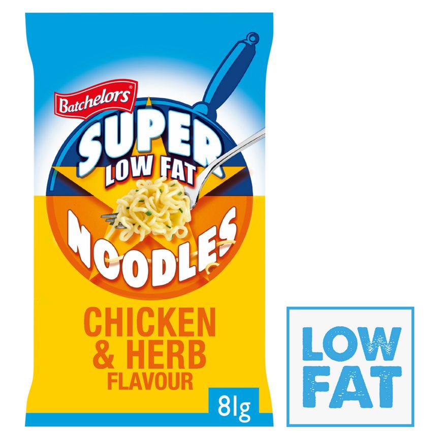 Batchelors Super Noodles Low Fat Chicken & Herb Flavour Noodle Block