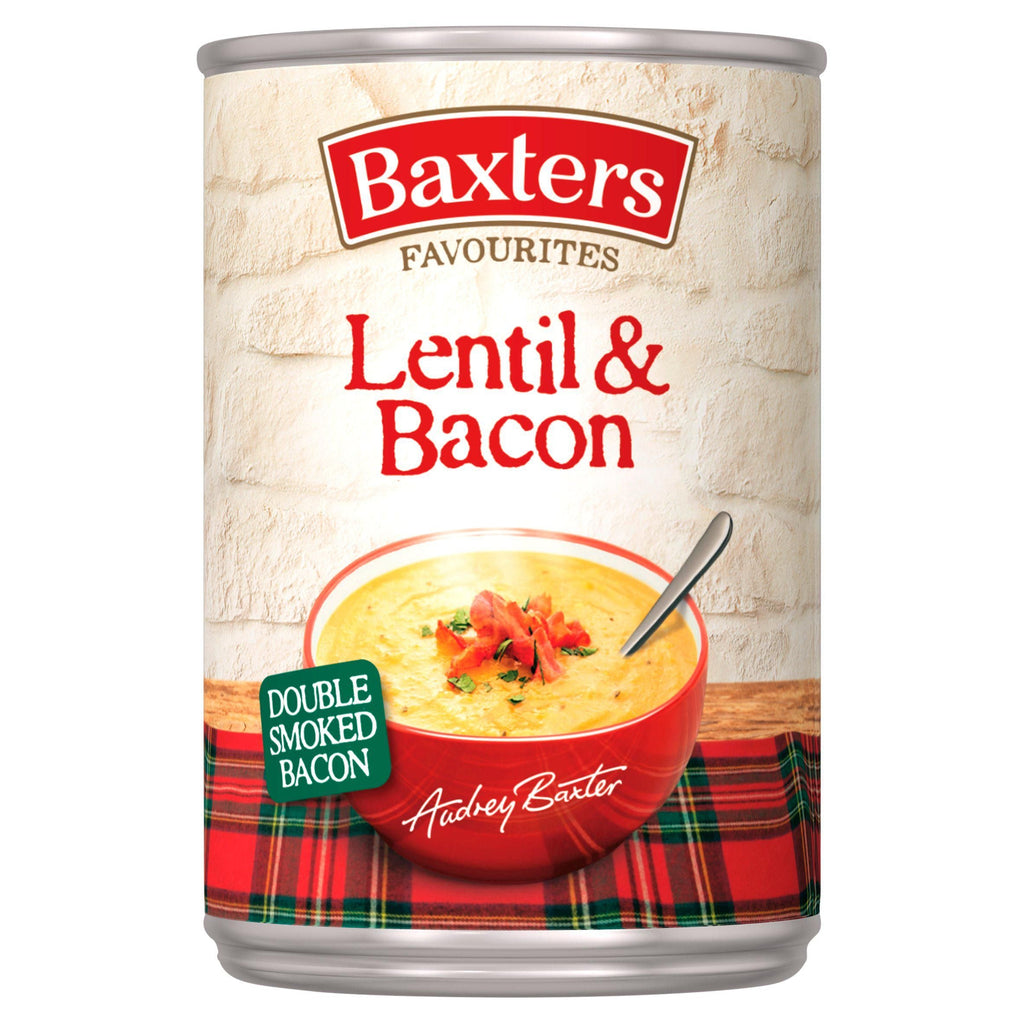 Baxters Favourites, Lentil & Bacon Soup 400g