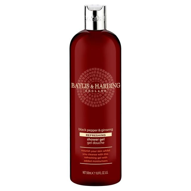 Baylis & Harding Black Pepper Moisturising Shower Gel   500ml