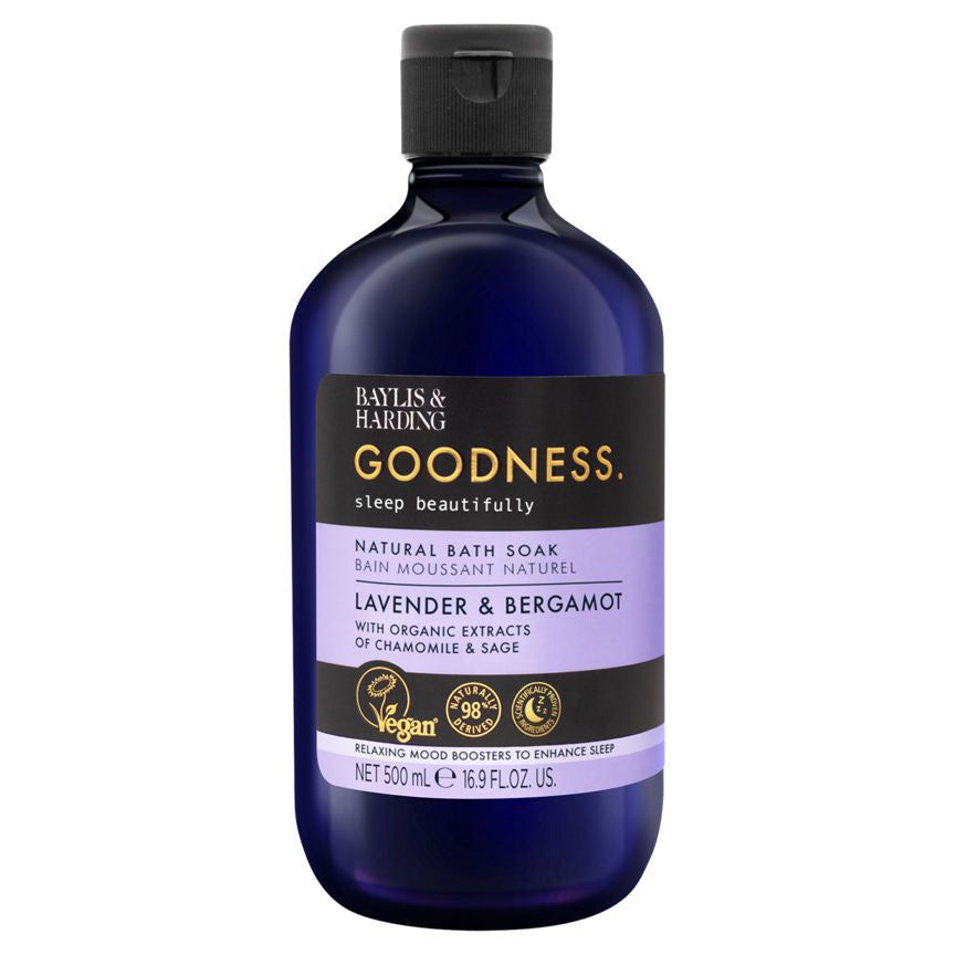 Baylis & Harding Goodness Natural Bath Soak Lavender & Bergamot 500ml