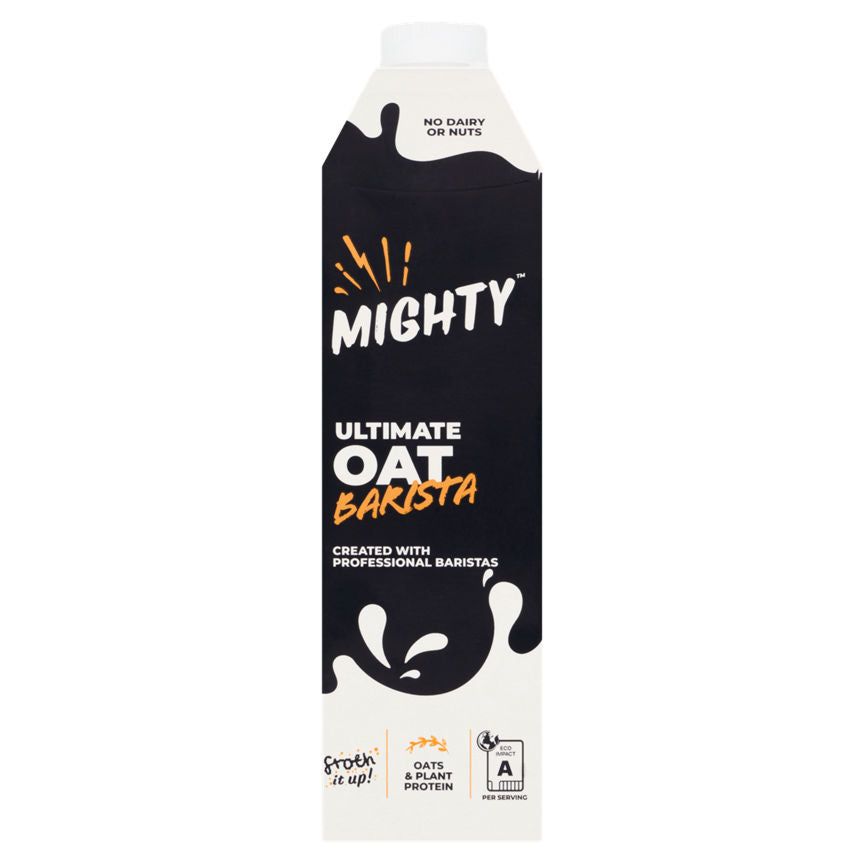 Mighty Milkology Ultimate Barista Oat Milk Alternative Long Life GOODS ASDA   