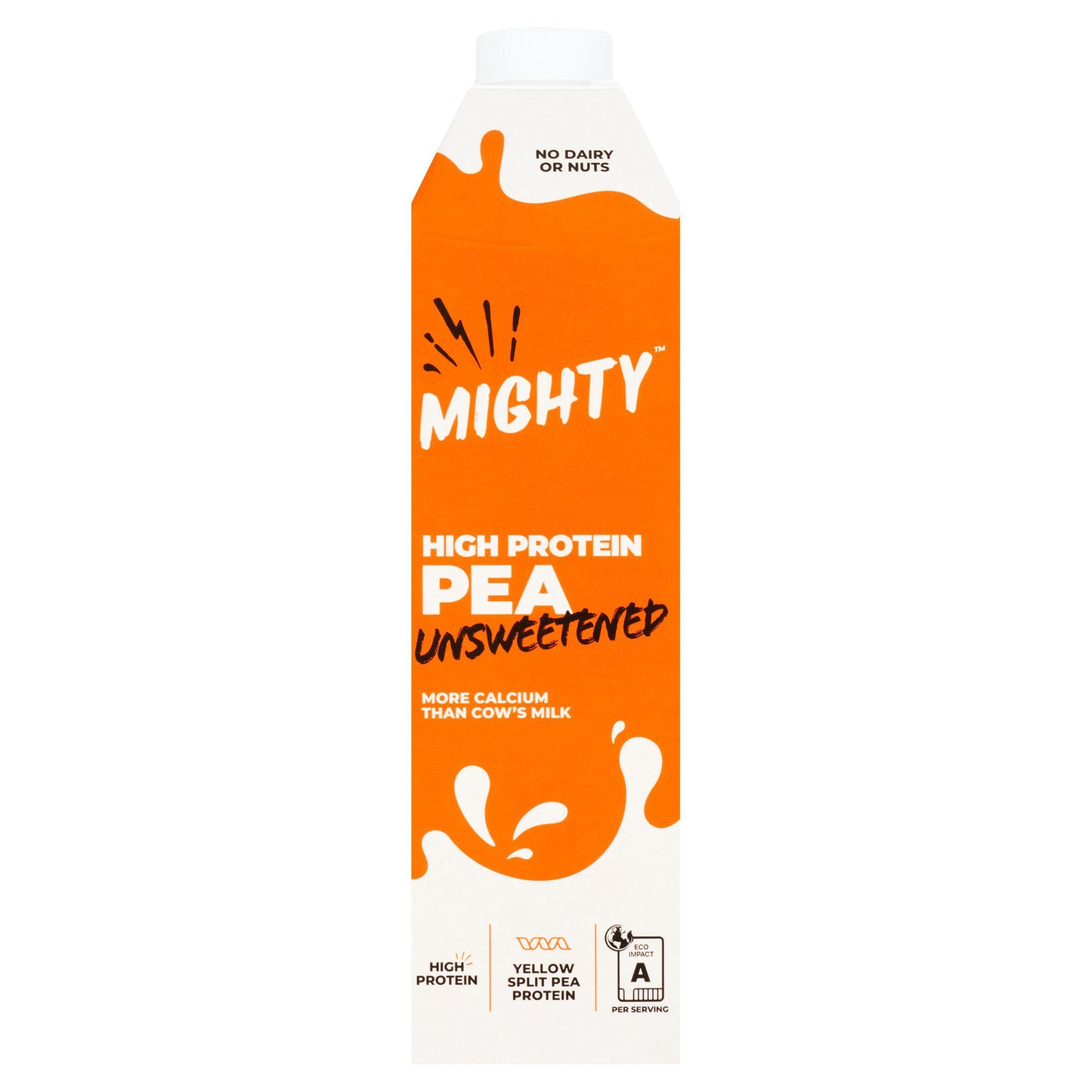 Mighty High Protein Pea Milk Alternative Unsweetened 1L GOODS Sainsburys   