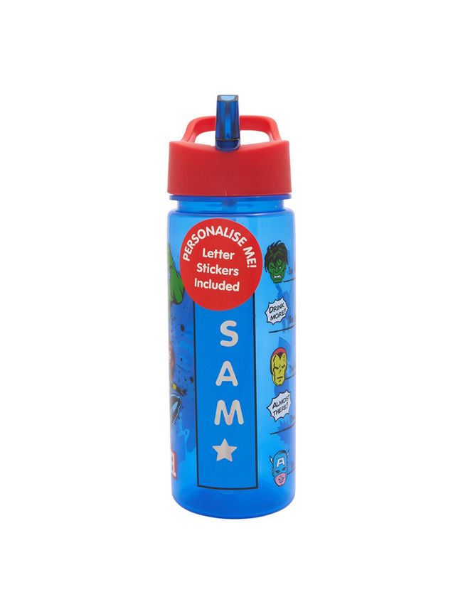 Marvel Personalised Sticker Bottle GOODS ASDA   