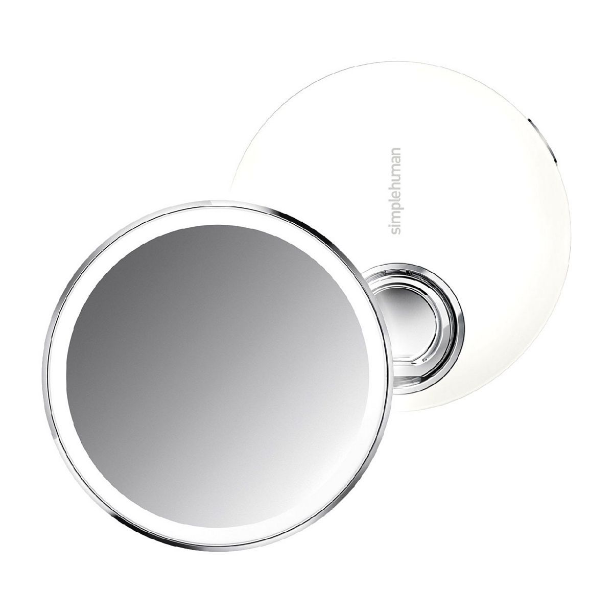 Simplehuman Sensor Mirror Compact, 3x Magnification, White Stainless Steel GOODS Boots   