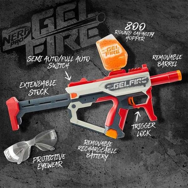 Nerf Gelfire Mythic Full Auto Blaster Gun GOODS Superdrug   