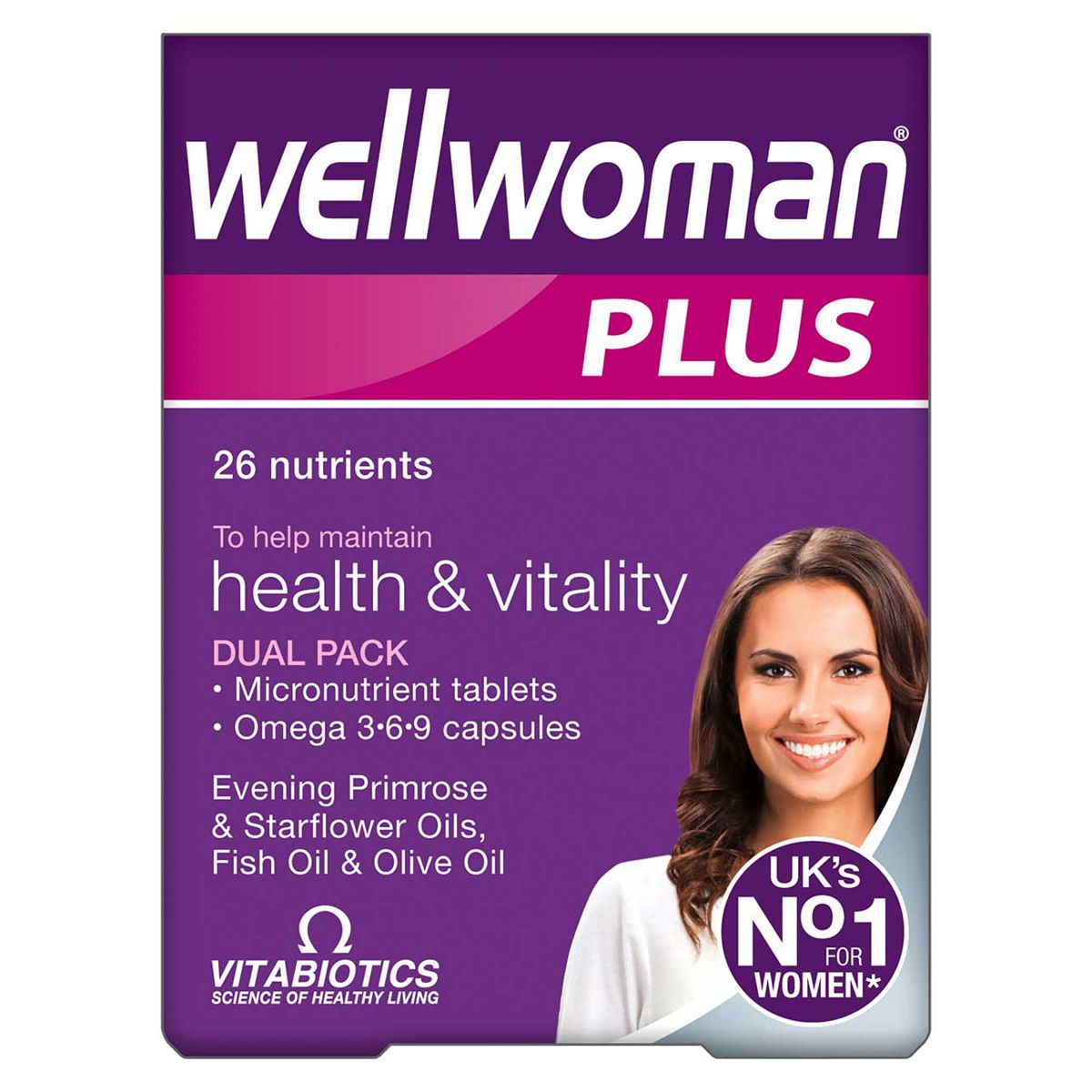 Vitabiotics Wellwoman Plus Omega 3.6.9 - 56 Tablets Omega 3 Supplements & Fish Oils Boots   