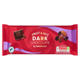 Sainsbury's Fruit & Nut Dark Chocolate 200g Block chocolate bars Sainsburys   