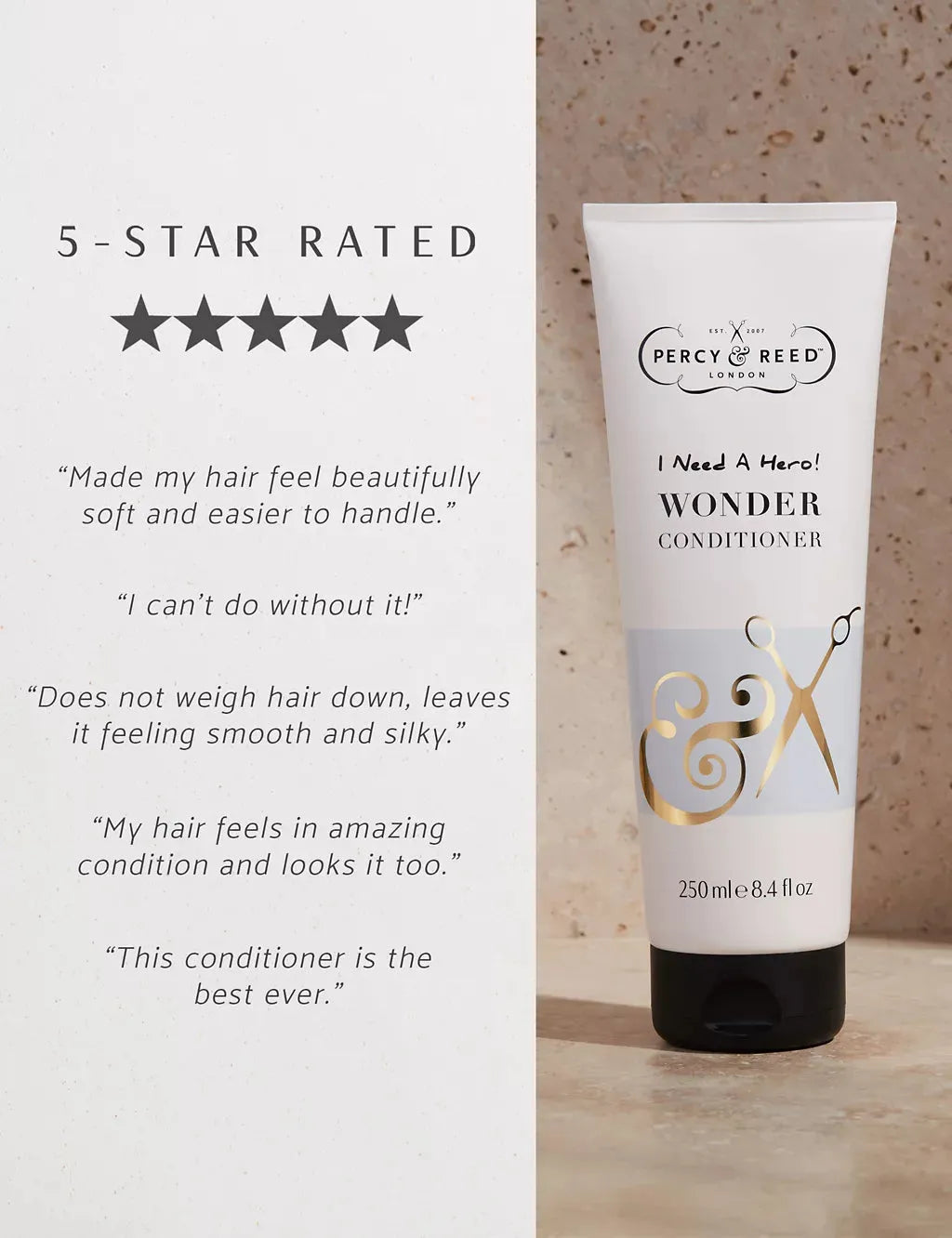 Percy & Reed I Need a Hero! Wonder Conditioner 250ml Haircare & Styling M&S   