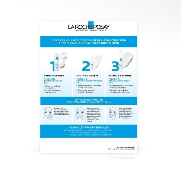 La Roche-Posay Toleriane Sensitive 3 Step Routine Kit