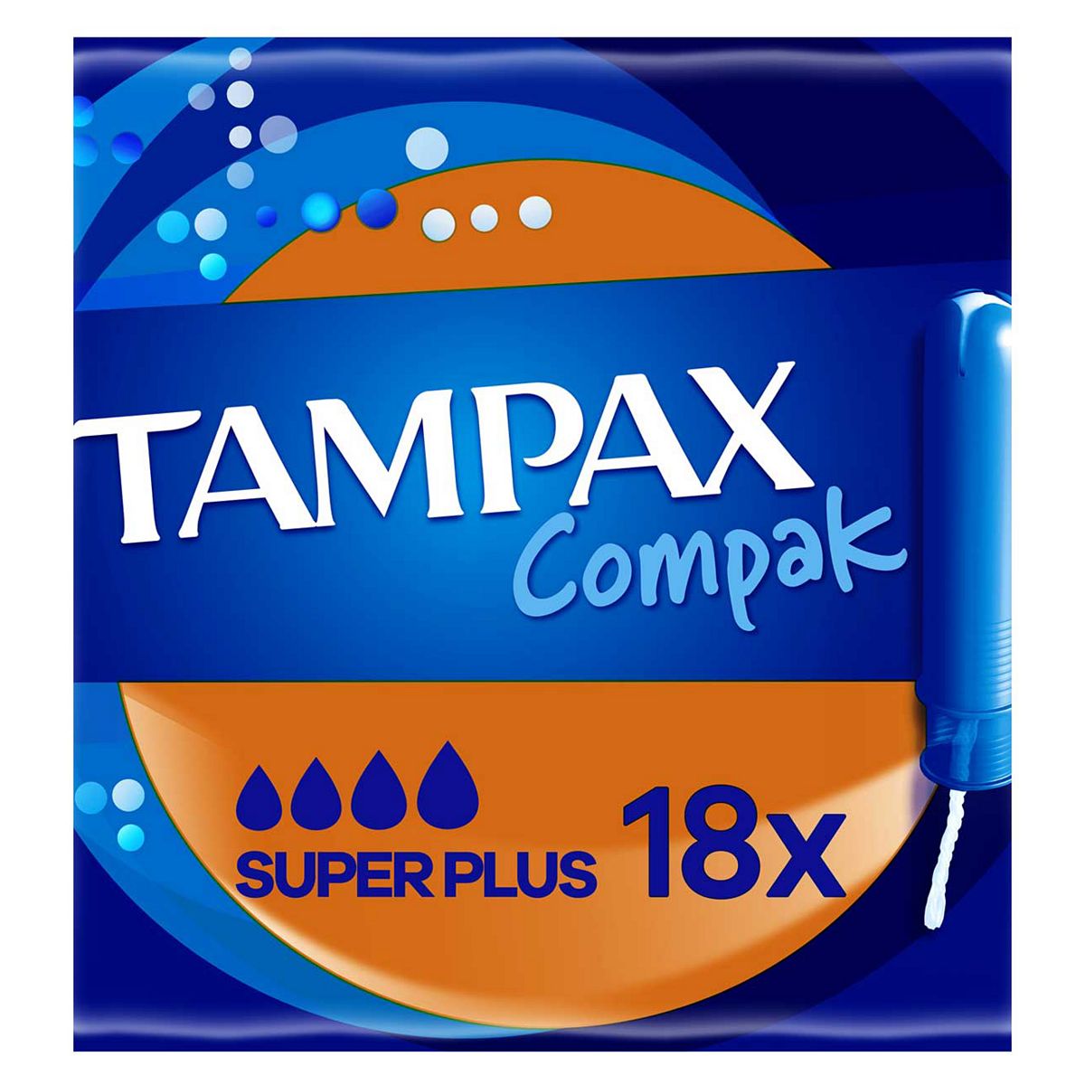 Tampax Compak Super Plus Tampons Applicator 18X GOODS Boots   