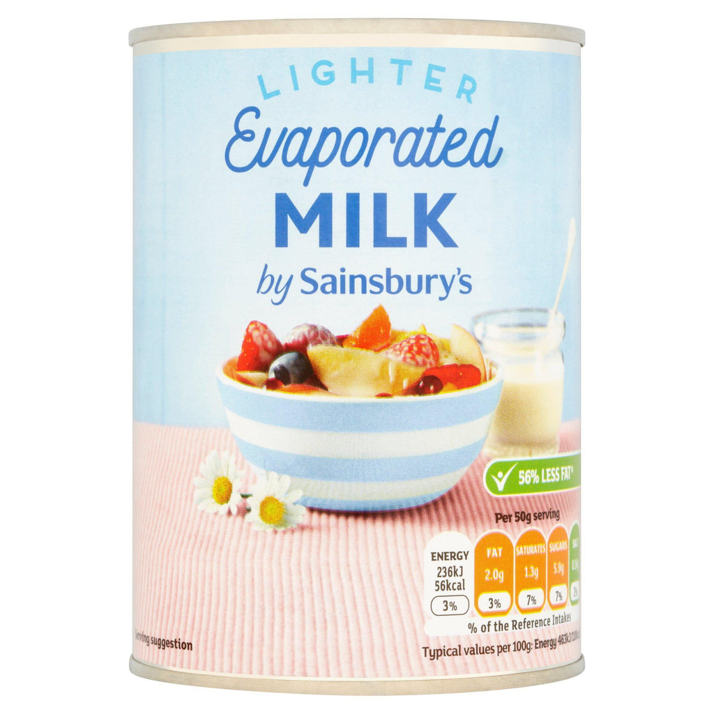 Sainsbury's Light Evaporated Milk 410g