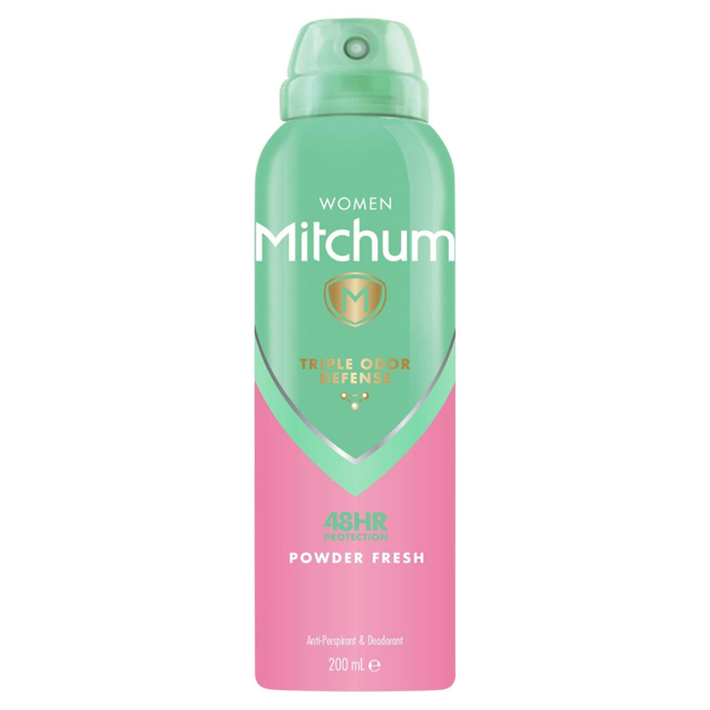 Mitchum Women Triple Odor Defense Protection Powder Fresh Anti-Perspirant & Deodorant 200ml