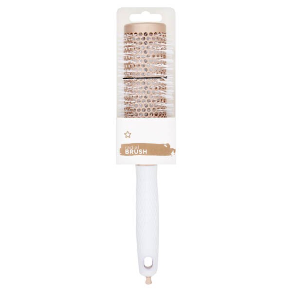 Superdrug Radial Hair Brush In Gold