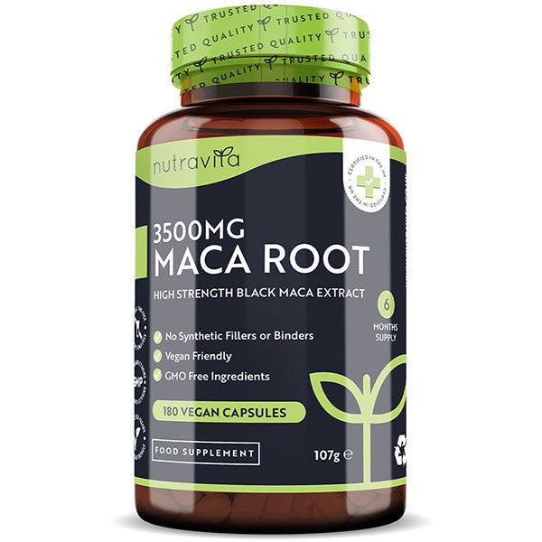 Nutravita Maca Root 3500mg - 180 Vegan Capsules