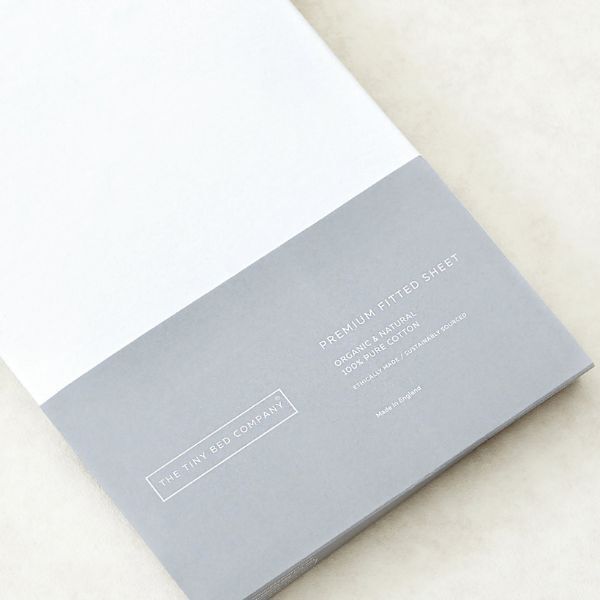 The Tiny Bed Co. Premium Organic Travel Cot Sheet 104 x 74cm GOODS Superdrug   