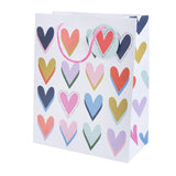 Sainsbury's Home Multicoloured Hearts Bag Large GOODS Sainsburys   