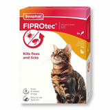 Beaphar FIPROtec Flea & Tick Spot-On for Cats   6 per pack