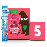 Bear Berry Fruit Treasures 3+ Years 5x20g - McGrocer