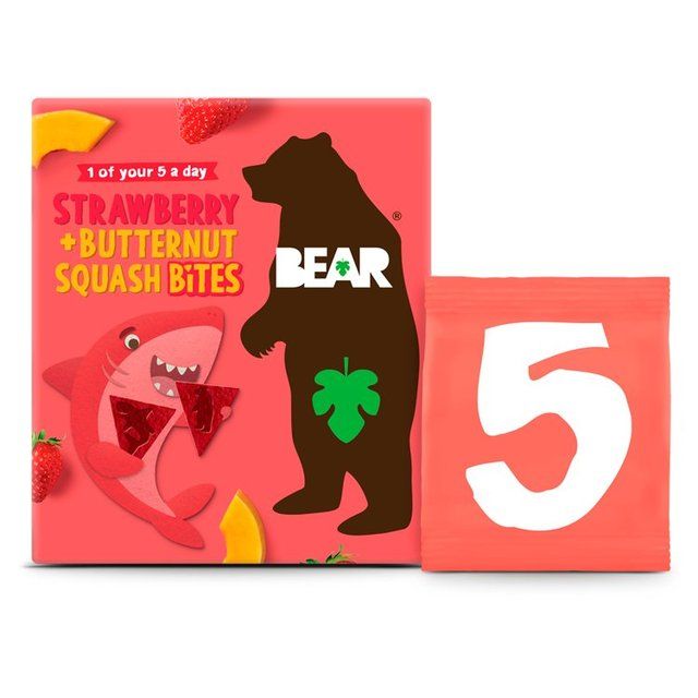 BEAR Bites Fruit & Veg Shapes Strawberry & Butternut Squash Multipack