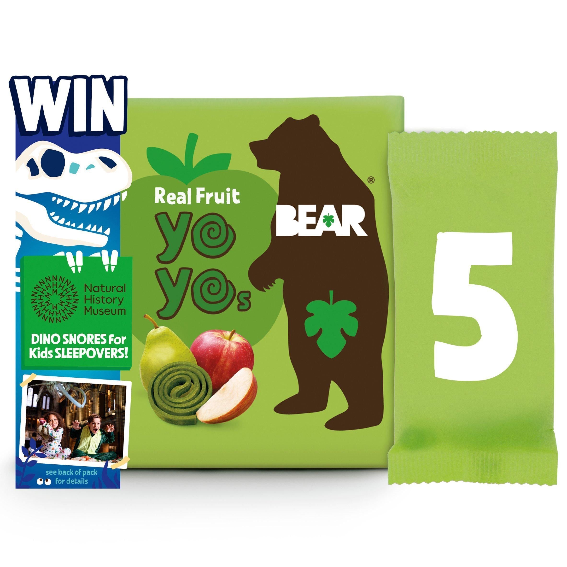 BEAR Fruit Yoyos Apple Multipack x5 20g - McGrocer