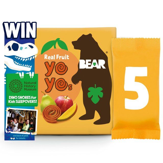 BEAR Fruit Yoyos Mango Multipack   5 x 20g - McGrocer
