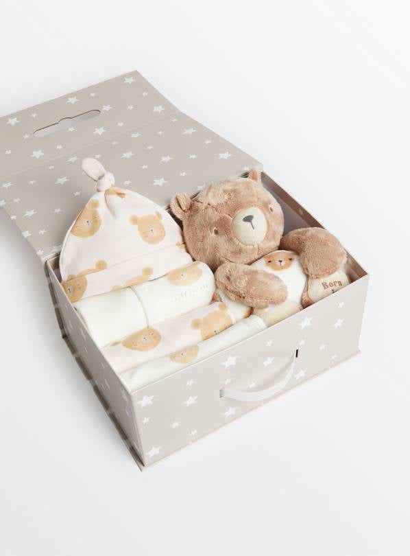 Bear Print Newborn Starter Set 3-6 months