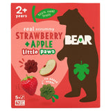 BEAR Pure Fruit Paws Strawberry & Apple 5 Pack