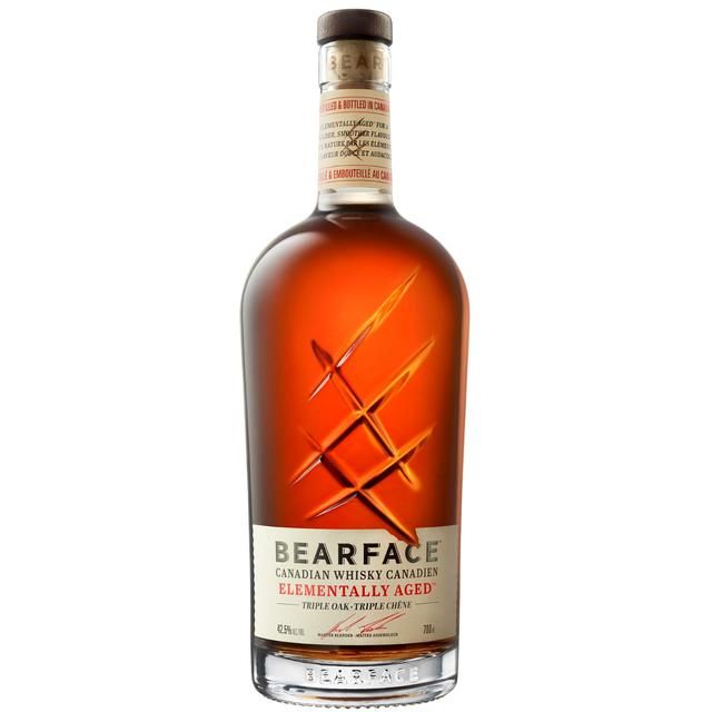 Bearface Triple Oak Elementally Aged Canadian Whisky   70cl