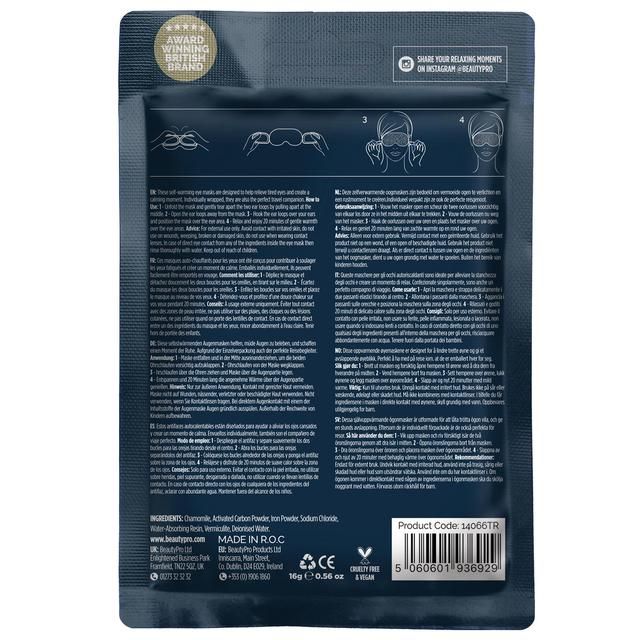 BEAUTYPRO Warming Eye Mask (5 Masks)   5 x 16g - McGrocer