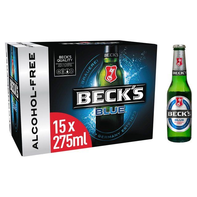 Beck's Blue Alcohol-Free Beer Bottles   15 x 275ml