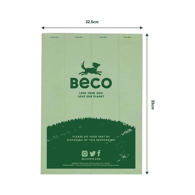 Beco Dog Poop Bags Large Unscented    300 per pack