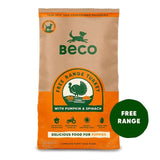 Beco Free Range Turkey with Pumpkin & Spinach Dry Food for Puppies   2kg - McGrocer