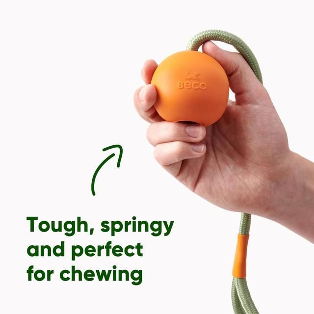 Beco Natural Rubber Slinger Ball - Orange - McGrocer