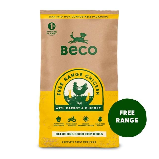 Beco Pets Eco Conscious Free Range Chicken Dry Dog Food   2kg - McGrocer