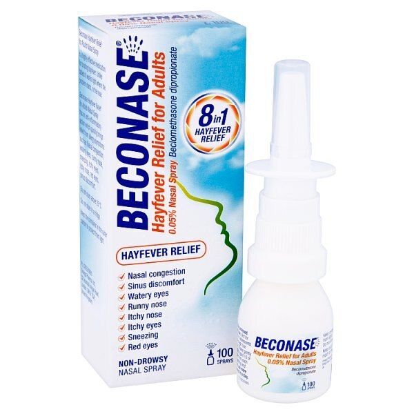 Beconase Allergy & Hayfever Relief Nasal Spray - 100 sprays