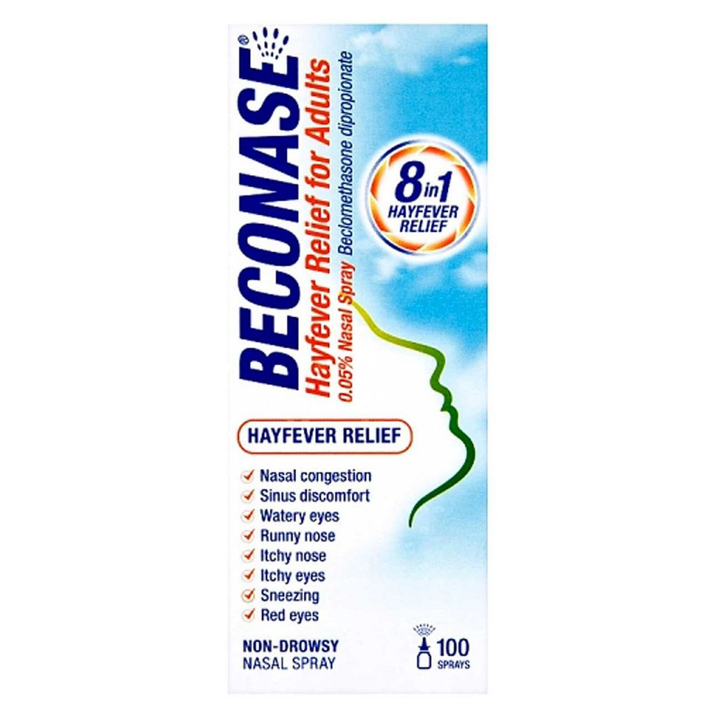 Beconase Hayfever Relief for Adults Nasal Spray - 100 Sprays