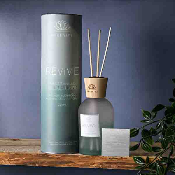 Serenity Revive Diffuser  Orange, Jasmine & Saffron 220ml