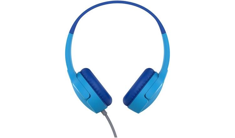 Belkin SoundForm Mini Kids Wired On-Ear Headphones - Blue