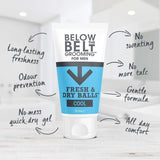 Below The Belt Grooming Fresh & Dry Balls Cool 75Ml