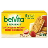 Belvita Breakfast Biscuits Duo Crunch Strawberry and Live Yogurt 5 Pack