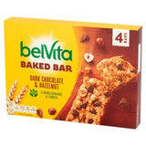 Belvita Dark Chocolate & Hazelnut Baked Bar  Multipack   4 per pack