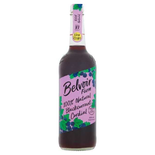 Belvoir Natural Blackcurrant Cordial   750ml