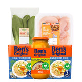 Ben's Original Lemon Chicken with Egg Fried Rice Meal Bundle For 4