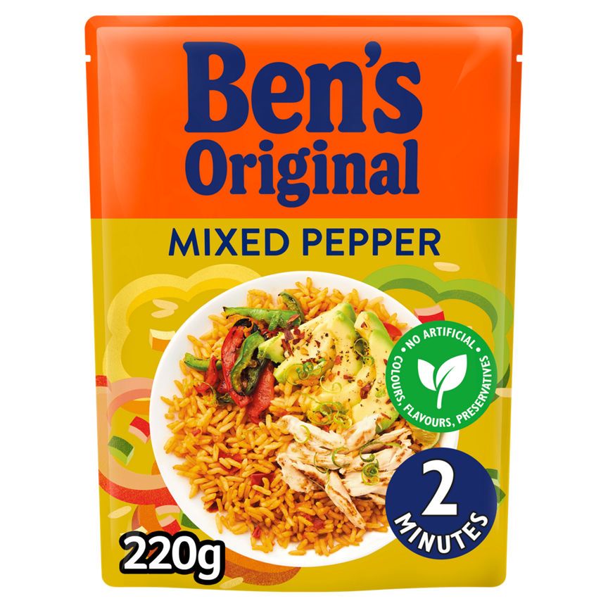 Ben's Original Mixed Pepper Microwave Rice